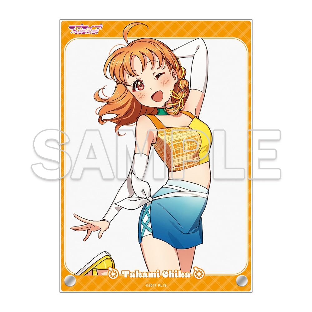 ラブライブ!サンシャイン!!』A5アクリルパネル Aqours 高海千歌