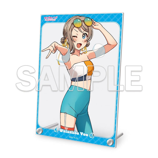 『ラブライブ!サンシャイン!!』A5アクリルパネル Aqours 渡辺 曜