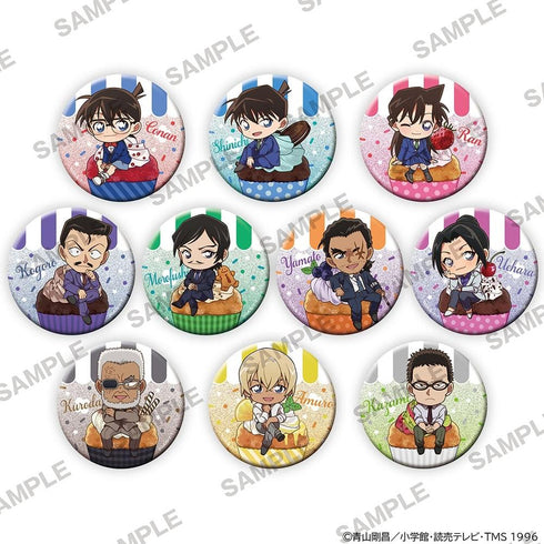 『名探偵コナン』キラキラ缶バッジコレクション カップケーキver.【BOX】