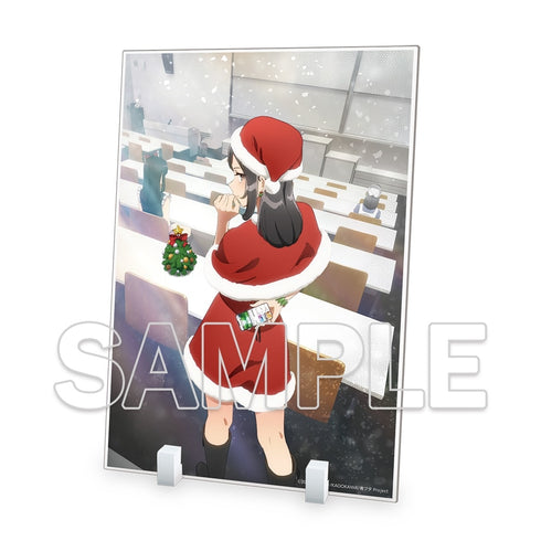 『青春ブタ野郎はサンタクロースの夢を見ない』ティザービジュアル アクリルプレート