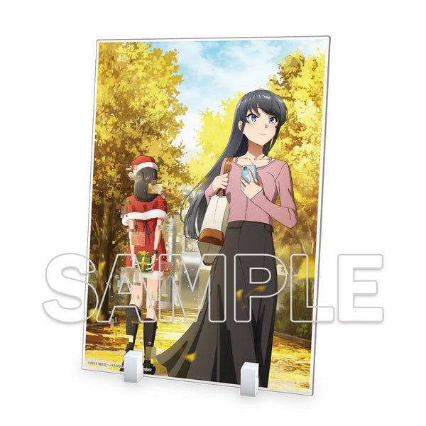 『青春ブタ野郎はサンタクロースの夢を見ない』キービジュアル アクリルプレート