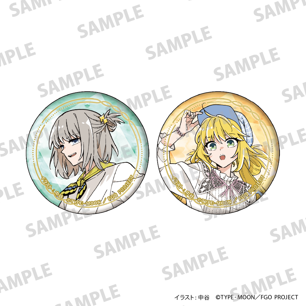 FGO Fate/GrandOrder ノルディックイラスト オベロン 缶バッジ FGO きゃらとりあ 缶バッジ vol.8 プリテンダー オベロン 白オベ