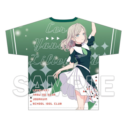 『ラブライブ!蓮ノ空女学院スクールアイドルクラブ』フルグラフィックTシャツ Ver.翠鱗舞 セラス柳田リリエンフェルト