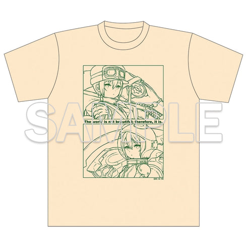 『キノの旅 the Beautiful World』25周年記念 Tシャツ C 騎士キノ&パイロットキノ Lサイズ