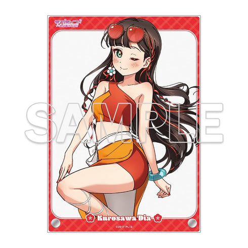 『ラブライブ!サンシャイン!!』A5アクリルパネル Aqours 黒澤ダイヤ