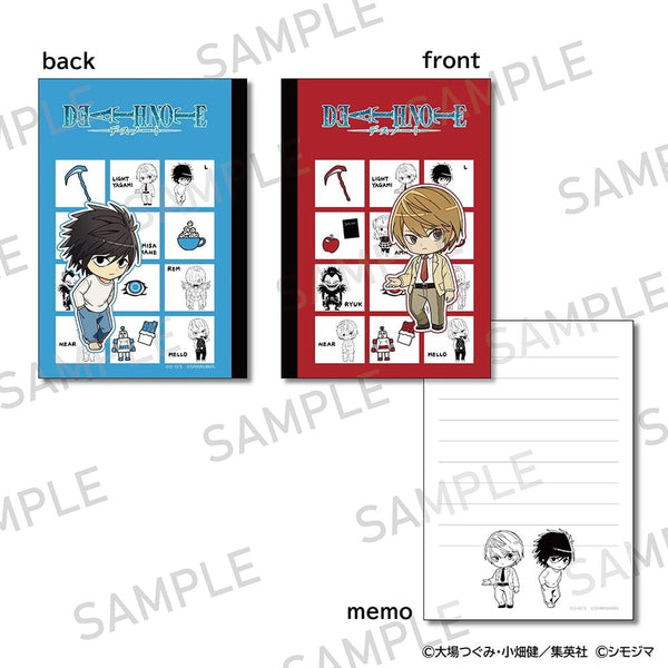 『DEATH NOTE』BOOK型メモ帳 シモジマコラボver. 夜神月・L