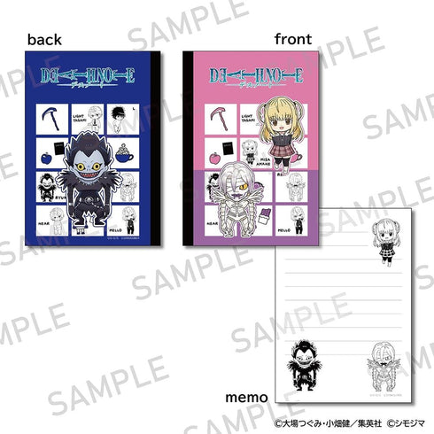 『DEATH NOTE』BOOK型メモ帳 シモジマコラボver. 弥海砂・リューク・レム