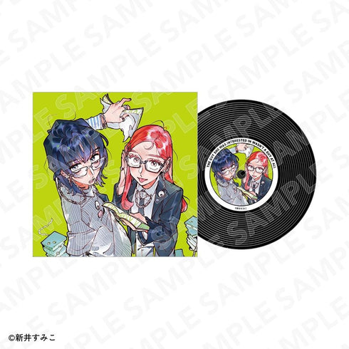 『気になってる人が男じゃなかった』レコード風コースター A