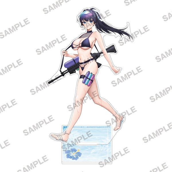 『男嫌いな美人姉妹を名前も告げずに助けたら一体どうなる?』アクリルスタンド 新条亜利沙 水着Ver.