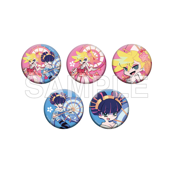 『New PANTY & STOCKING with GARTERBELT』トレーディングきらきら缶バッジ 和装ver.【BOX】