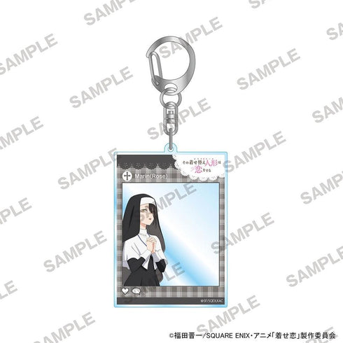 『その着せ替え人形は恋をする』SNS風アクリルキーホルダー 喜多川海夢(ロゼ)