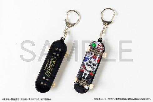 "Gachi Act" Skateboard Keychain: Black Suit Ver. Lud