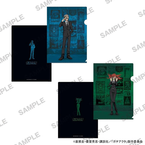 "Gachi Actors" Clear File 2-Pack: Black Suit Ver. Zanka & Ryou
