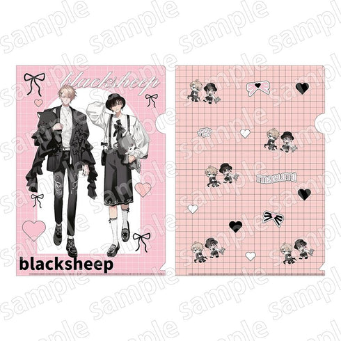 『ブラックシープ』クリアファイルセット BLACK&PINK ver.