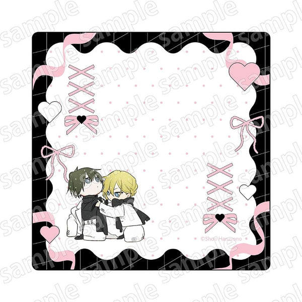 『平野と鍵浦』ミニタオル BLACK&PINK ver.