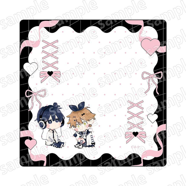 『君には届かない。』ミニタオル BLACK&PINK ver.