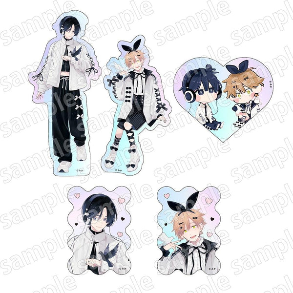 『君には届かない。』オーロラステッカーセット BLACK&PINK ver.