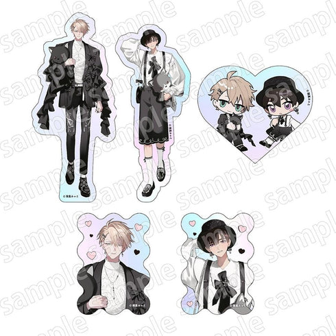 『ブラックシープ』オーロラステッカーセット BLACK&PINK ver.