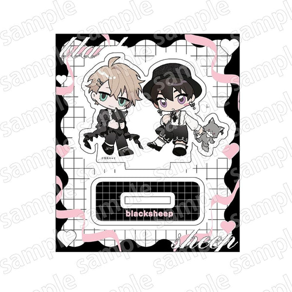 『ブラックシープ』アクリルスタンド デフォルメ BLACK&PINK ver.