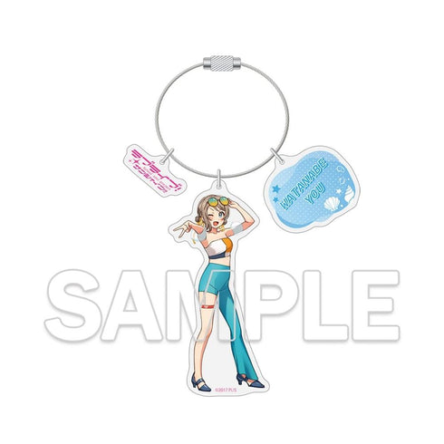 『ラブライブ!シリーズ』ワイヤーアクリルキーホルダー 渡辺 曜