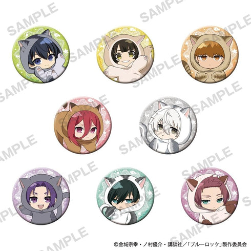 『ブルーロック』トレーディングきらきら缶バッジ 着ぐるみ猫 Ver.【BOX】