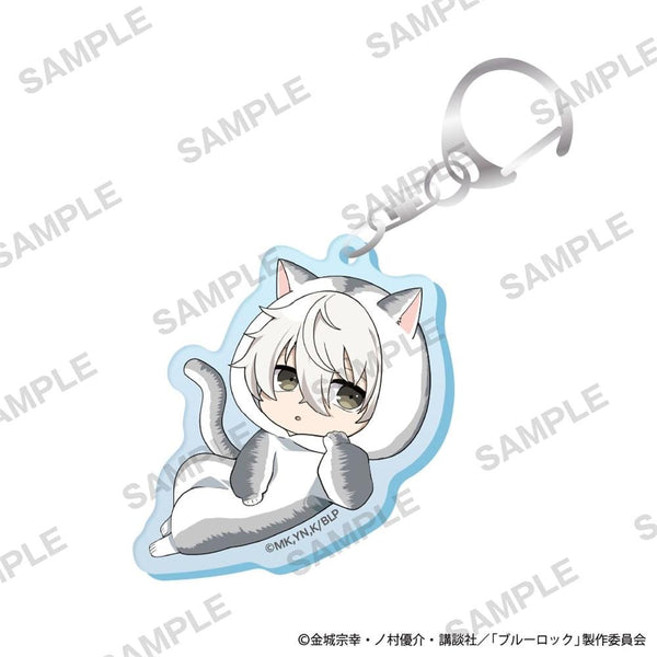 『ブルーロック』ミニキャラアクリルキーホルダー 着ぐるみ猫 Ver. 凪 誠士郎