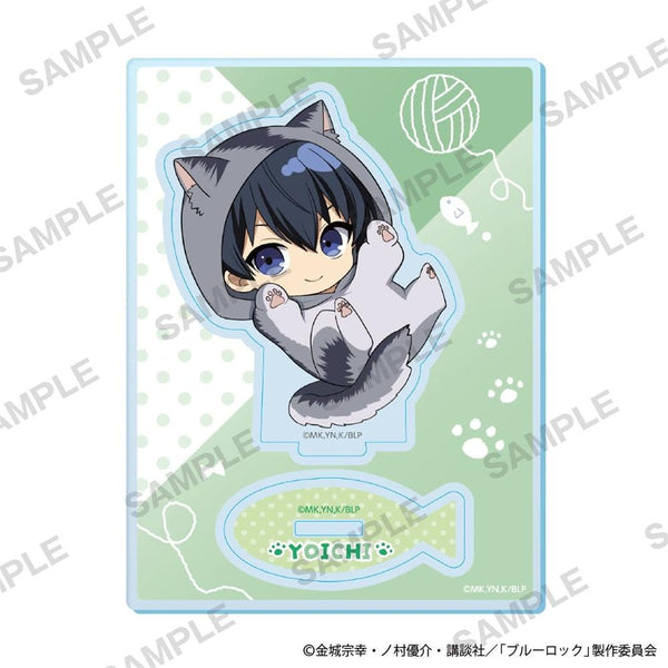 『ブルーロック』ミニキャラアクリルスタンド 着ぐるみ猫 Ver. 潔 世一