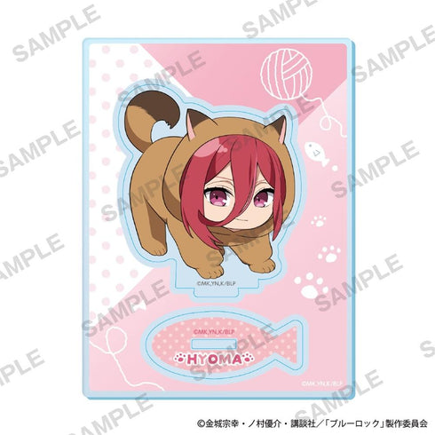 『ブルーロック』ミニキャラアクリルスタンド 着ぐるみ猫 Ver. 千切 豹馬