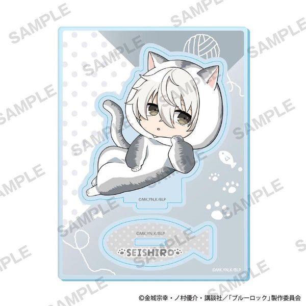 『ブルーロック』ミニキャラアクリルスタンド 着ぐるみ猫 Ver. 凪 誠士郎