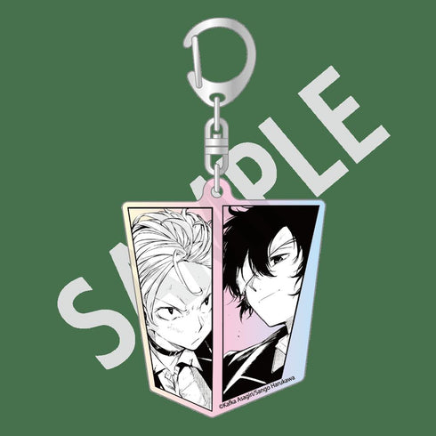『文豪ストレイドッグス STORM BRINGER』オーロラアクリルキーホルダー 太宰治&中原中也