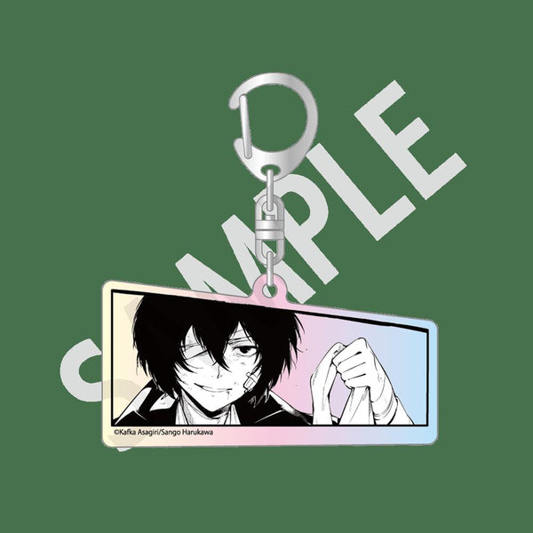 『文豪ストレイドッグス 太宰、中也、十五歳』オーロラアクリルキーホルダー 太宰治