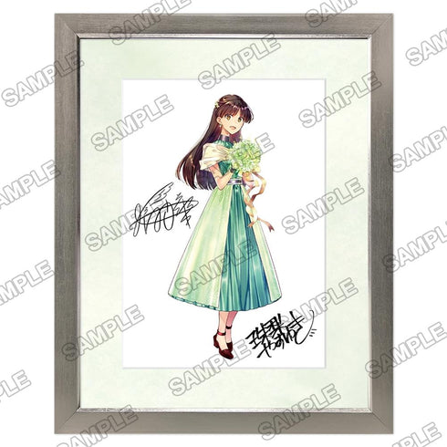 『カドカワBOOKS10周年記念』複製サイン入りA5キャラファイングラフン入りキャラファイングラフ『聖女の魔力は万能です』セイ