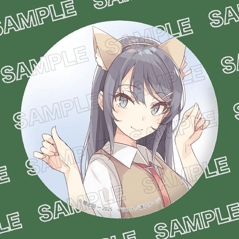 『ライトノベル展2025』ホログラム缶バッジ 「青春ブタ野郎」シリーズ