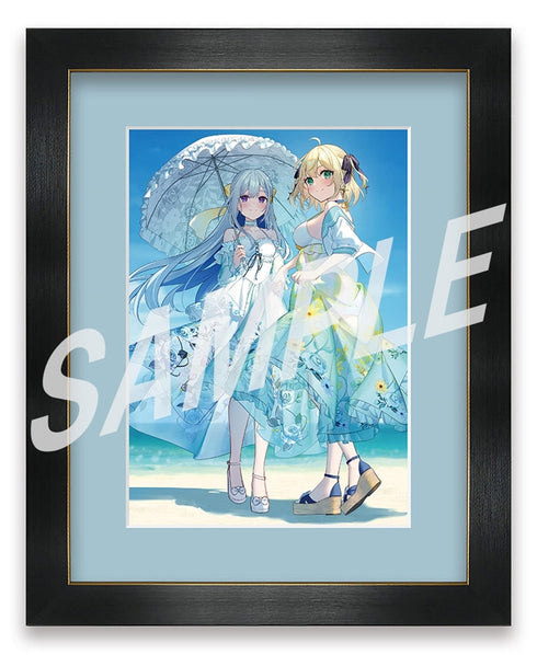 『ライトノベル展2025』A5キャラファイングラフ 転生王女と天才令嬢の魔法革命