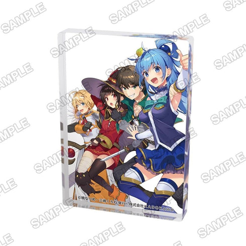 『ライトノベル展2025』A7アクリルブロック この素晴らしい世界に祝福を!