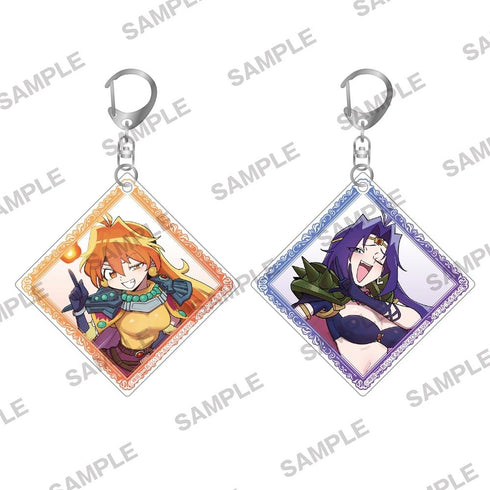 『スレイヤーズ』【KADOMIX】アクリルキーホルダー2個セット リナ&ナーガ しろまんた Ver.