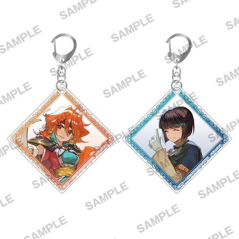 『スレイヤーズ』【KADOMIX】アクリルキーホルダー2個セット リナ&ゼロス lack Ver.
