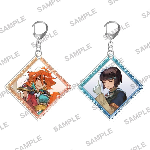 『スレイヤーズ』【KADOMIX】アクリルキーホルダー2個セット リナ&ゼロス lack Ver.
