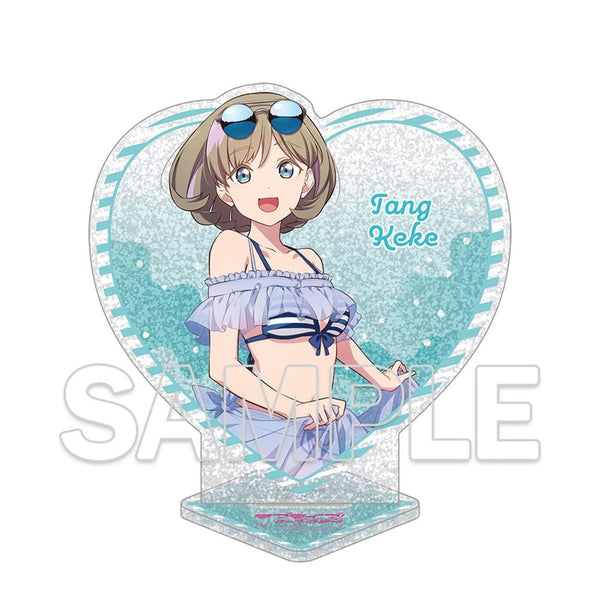 『ラブライブ!スーパースター!!』ハート型ラメ入りアクリルスタンド 唐 可可