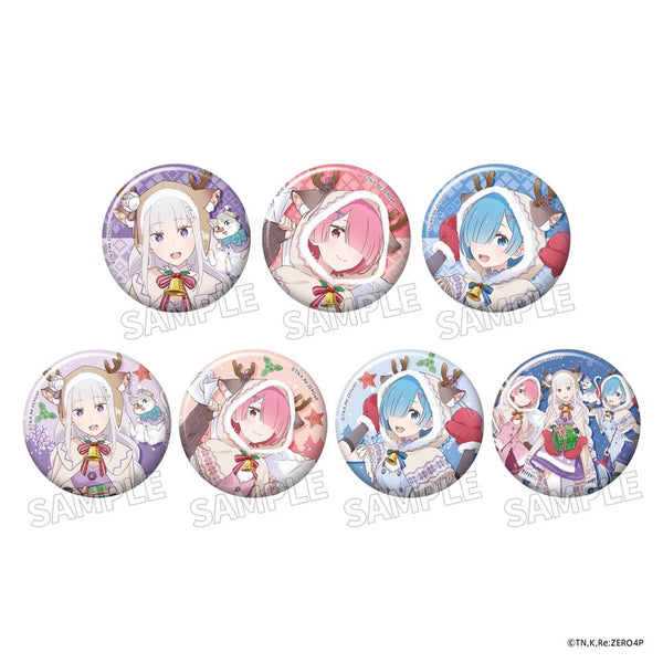 『Re:ゼロから始める異世界生活』トレーディングきらきら缶バッジ クリスマスコス ver.【BOX】