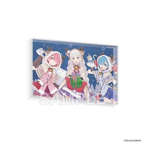 『Re:ゼロから始める異世界生活』アクリルブロック クリスマスコス ver.