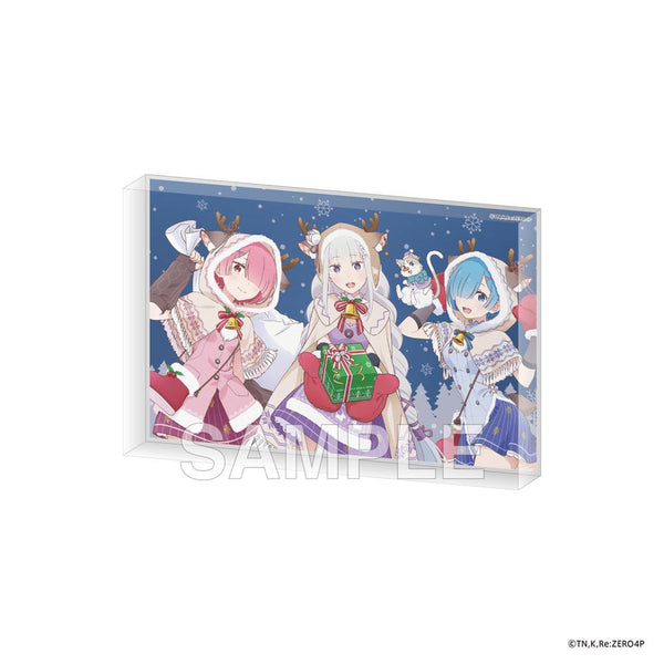 『Re:ゼロから始める異世界生活』アクリルブロック クリスマスコス ver.