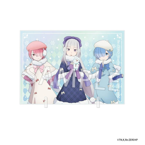 『Re:ゼロから始める異世界生活』きらきらアクリルパネル Winter Snow ver.