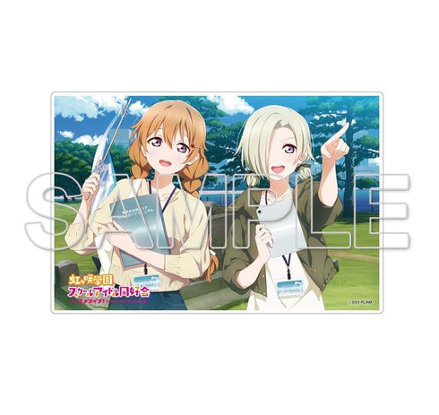 『ラブライブ!虹ヶ咲学園スクールアイドル同好会』ミニアクリルプレート 彼方&ミア