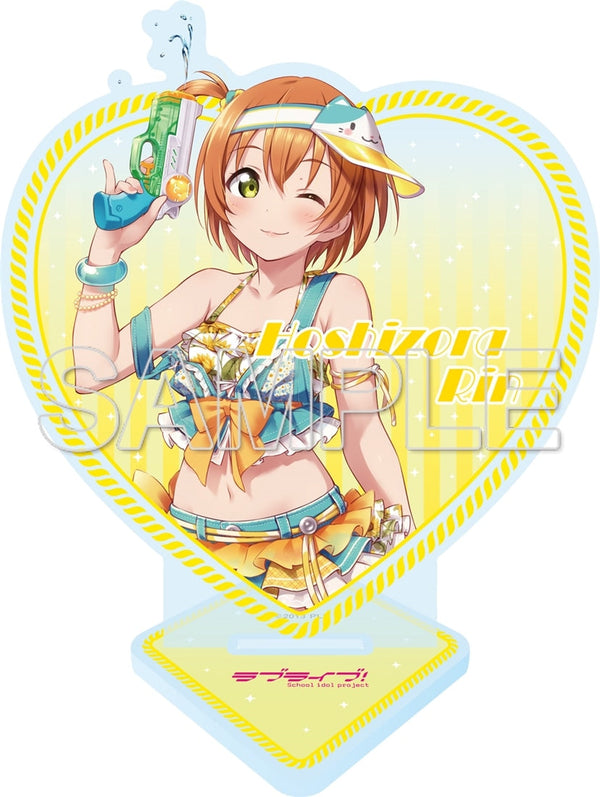 『ラブライブ!』ハート型ラメ入りアクリルスタンド 星空 凛