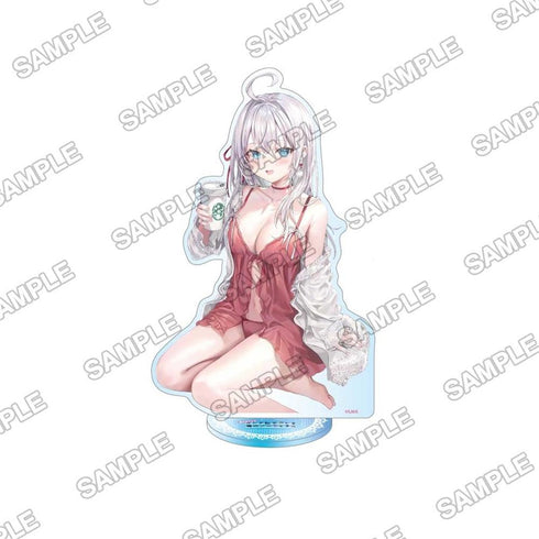"Alya-san Next Door, Who Sometimes Murmurs Sweetly in Russian" Aurora Acrylic Stand: Alya Negligee Ver.