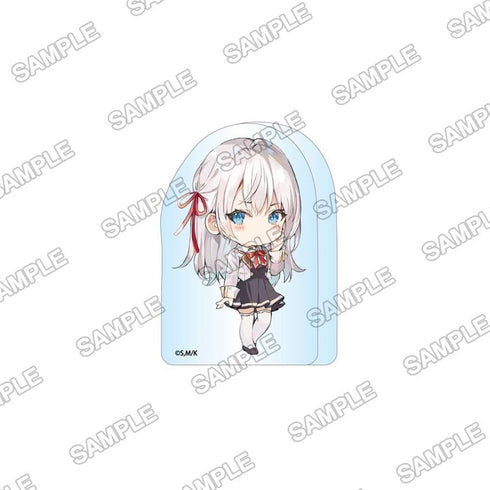 "Alya-san from Next Door, Who Sometimes Murmurs Sweetly in Russian" Mini Character Acrylic Figure: Alya (School Uniform A)