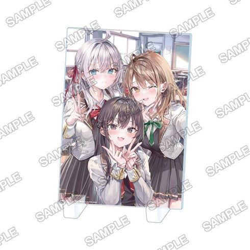 "Alya from Next Door, Who Sometimes Murmurs Sweetly in Russian" ~memorial photo~ Acrylic Panel: Alya, Yuki, & Masha
