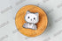 "Alya-san, My Neighbor Who Sometimes Murmurs Sweet Notions in Russian" Alya-nyan Pin Badge