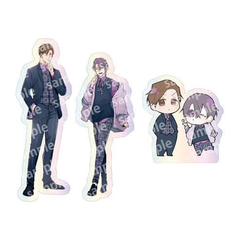 『好いも甘いも』オーロラステッカーセット PINK/NAVY TRAD. CLUB ver.